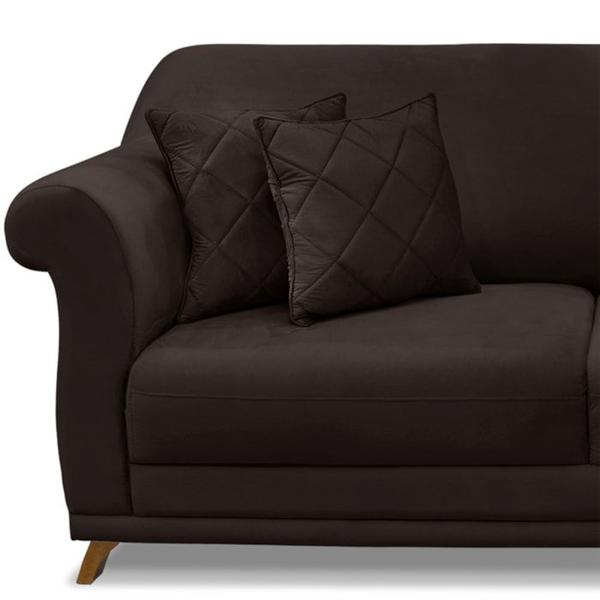 Imagem de Sofa 2 Lugares Retro Polo 180cm Com Almofada Suede 1102 Ezz