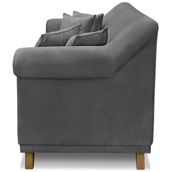 Imagem de Sofa 2 Lugares Retro Polo 180cm Com Almofada Suede 1104 Ezz