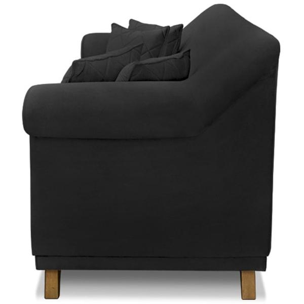 Imagem de Sofa 2 Lugares Retro Polo 180cm Com Almofada Suede 1105 Ezz