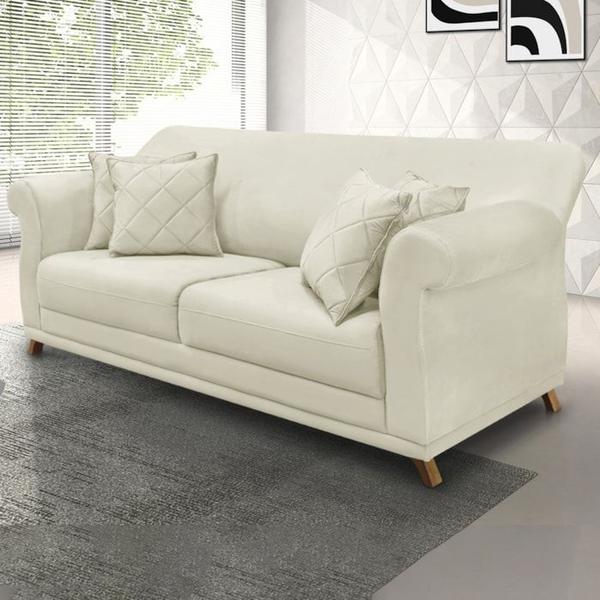 Imagem de Sofa 2 Lugares Retro Polo 180cm Com Almofada Veludo 2221 Ezz