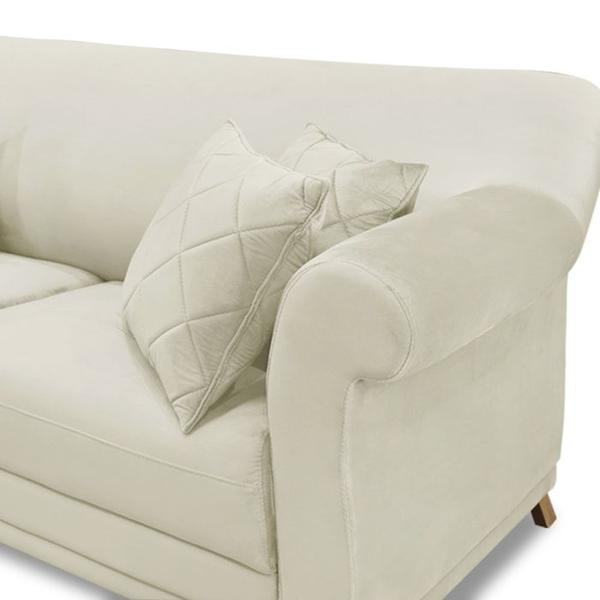 Imagem de Sofa 2 Lugares Retro Polo 180cm Com Almofada Veludo 2221 Ezz