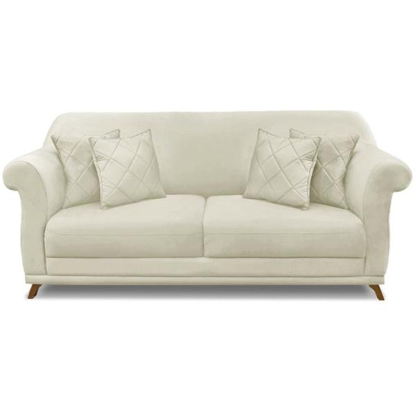 Imagem de Sofa 2 Lugares Retro Polo 180cm Com Almofada Veludo 2221 Ezz