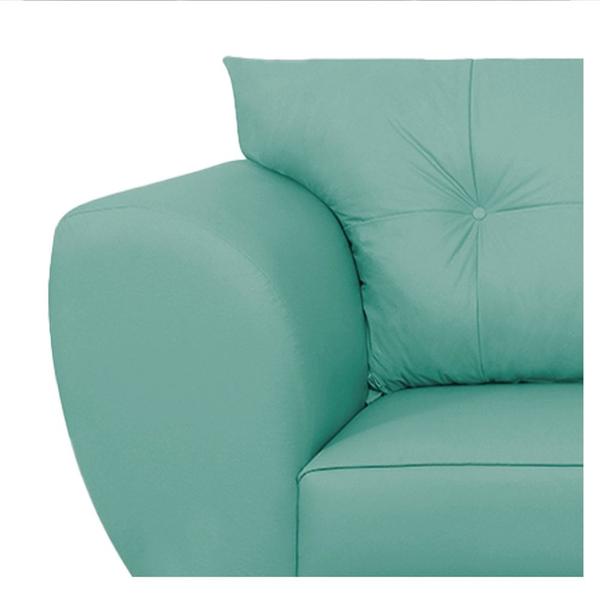 Imagem de Sofá 2 Lugares Tulipa Suede Azul Tiffany - Amarena Móveis