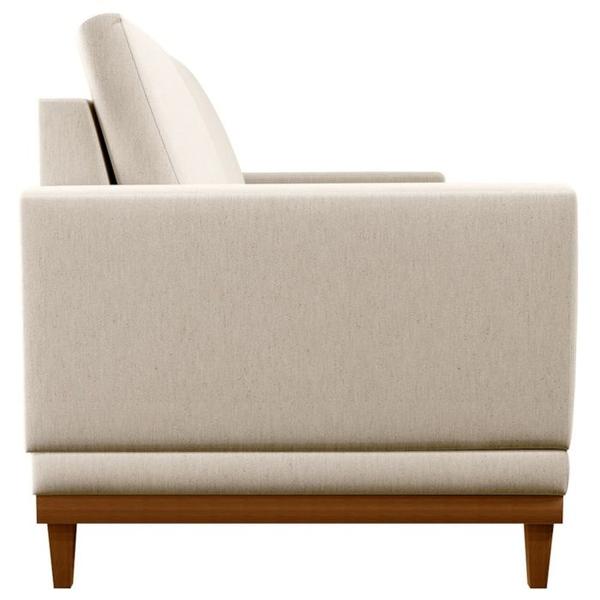 Imagem de Sofa 3 Lugares 180 cm Crons Linho Bege Vazzano