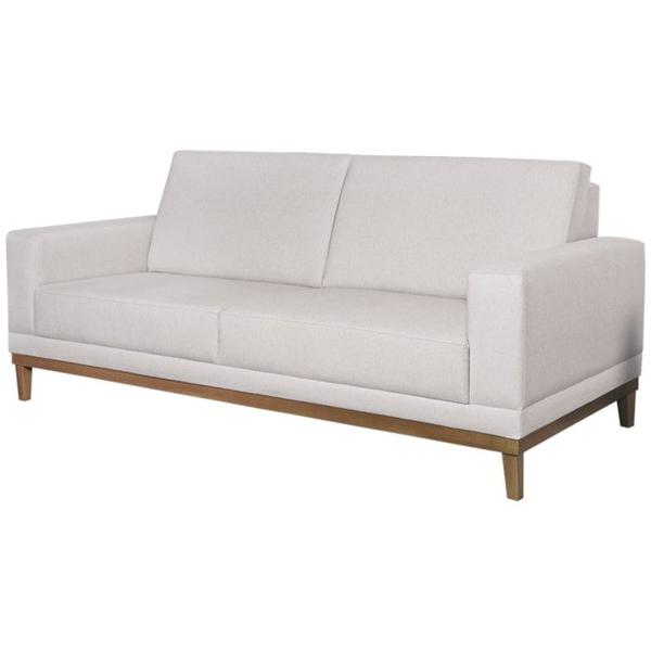 Imagem de Sofa 3 Lugares 180 cm Crons Linho Bege Vazzano