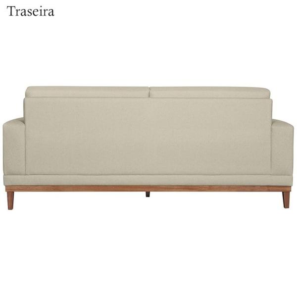 Imagem de Sofa 3 Lugares 200 cm Crons Linho Cru Vazzano