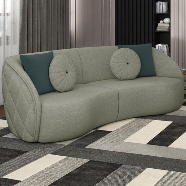 Imagem de Sofa 3 Lugares 240 cm Passion Linho TCE 1026 Moll