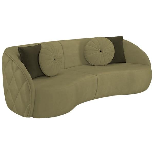 Imagem de Sofa 3 Lugares 240 cm Passion Veludo SL 945 Moll