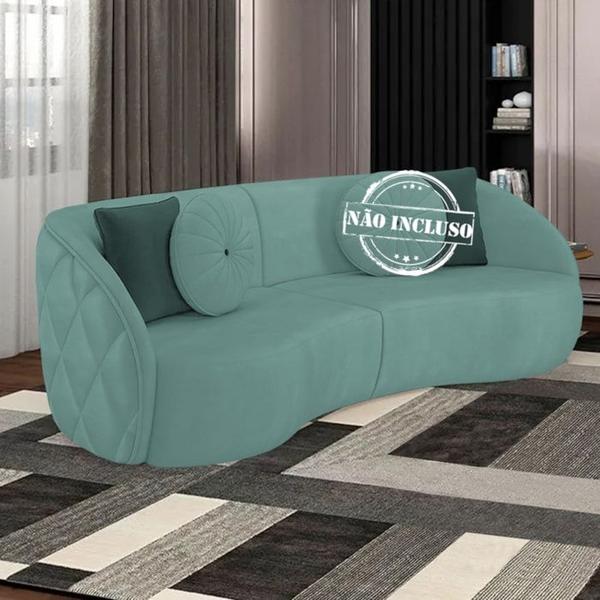 Imagem de Sofa 3 Lugares 240 cm Passion Veludo SL 946 Moll