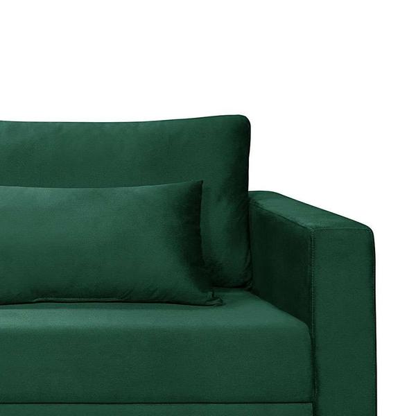 Imagem de Sofá 3 Lugares Bahamas Suede Verde 230 cm