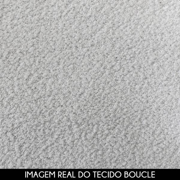 Imagem de Sofá 3 Lugares Orgânico 240cm e Poltrona Zion M22 Boucle Branco - Mpozenato