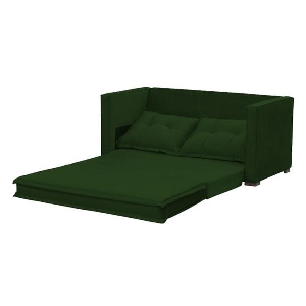 Imagem de Sofa Cama 02 Lugares Londres Suede Verde D'monegatto