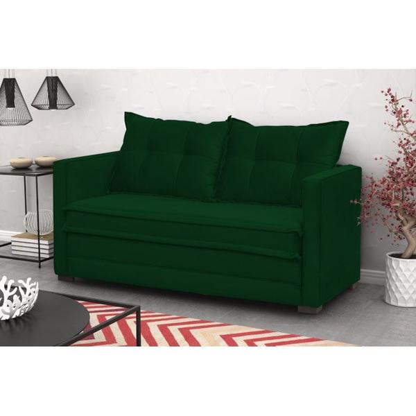 Imagem de Sofa Cama 02 Lugares Londres Suede Verde D'monegatto