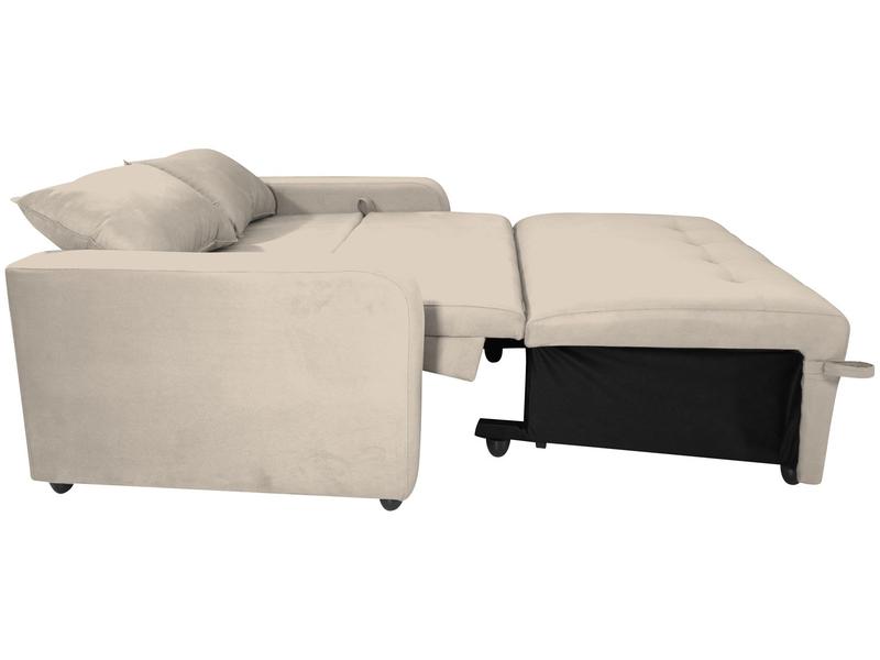 Imagem de Sofá-cama 2 Lugares Casal Veludo Matrix Amora