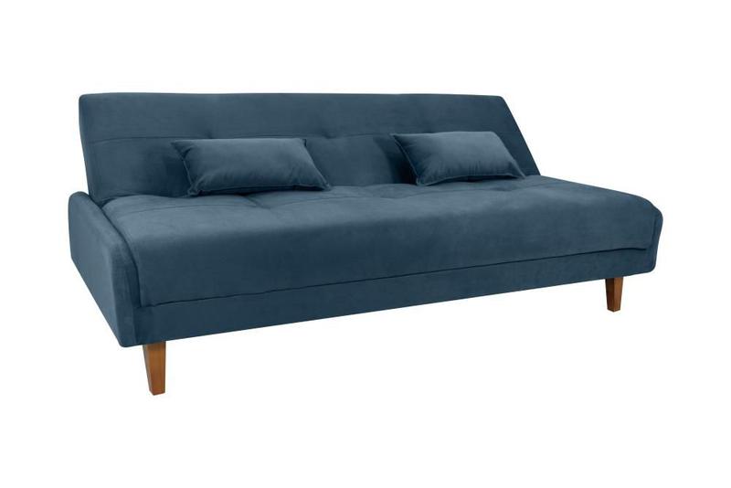 Imagem de Sofá Cama 3 lugares 190cm Blanca Azul Matrix