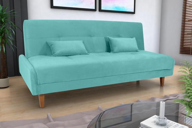 Imagem de Sofá Cama 3 lugares 190cm Blanca Verde menta Matrix