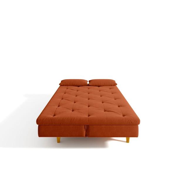 Imagem de Sofá Cama 3 Lugares em Suede Tokio Yescasa