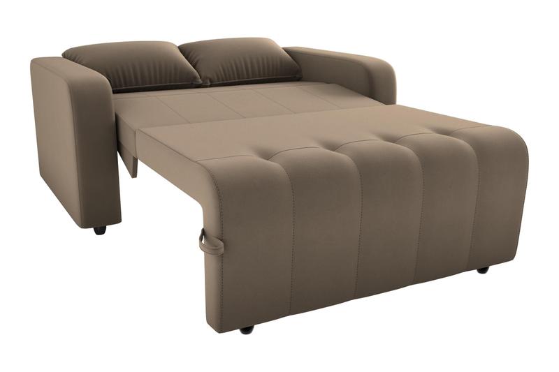 Imagem de Sofá Cama Amora Veludo Cappuccino E434 - Matrix