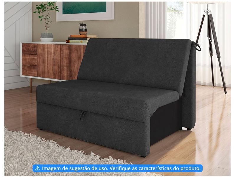 Imagem de Sofá-cama Casal 2 Lugares Reclinável Suede Matrix Malu