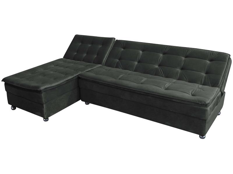 Imagem de Sofá-cama Casal 3 Lugares Reclinável Suede Matrix Penélope