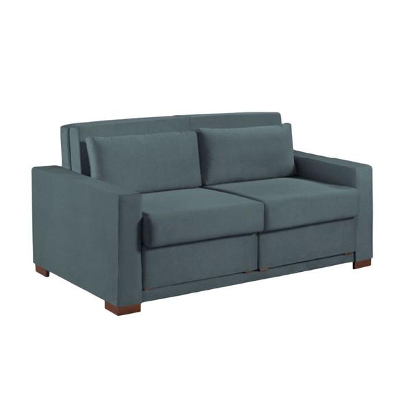 Imagem de Sofa Cama Casal Sofia 2 Lugares 170cm com Pés de Madeira Talento Móveis