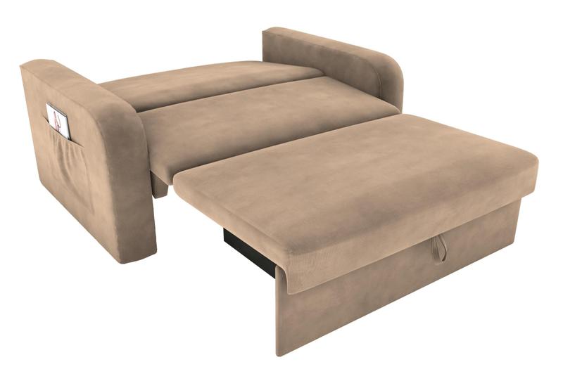 Imagem de Sofá Cama Daiane Suede Bege B251  Matrix