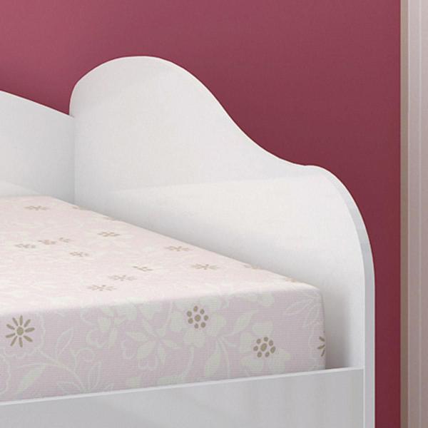 Imagem de Sofá Cama Ditália Solt. Cama Auxiliar 2Gav CM-08 Branco Cozy