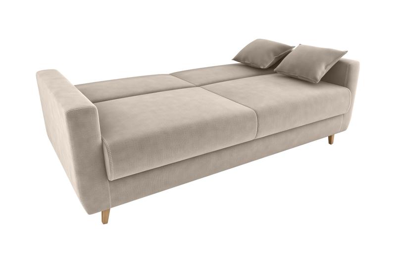 Imagem de Sofá Cama Emilia Suede Bege B251  Matrix