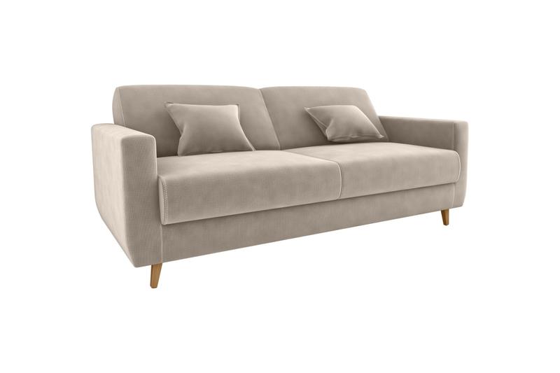 Imagem de Sofá Cama Emilia Suede Bege B251  Matrix