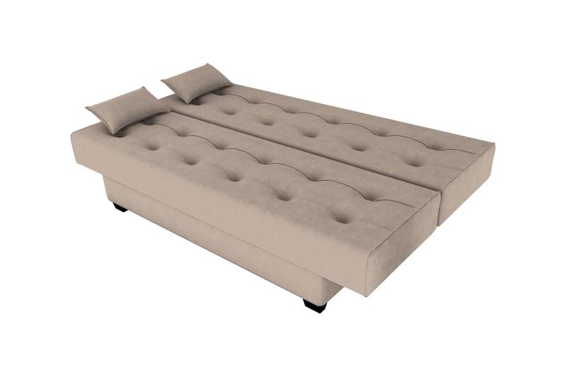 Imagem de Sofá Cama Laila Suede Bege B251  Matrix