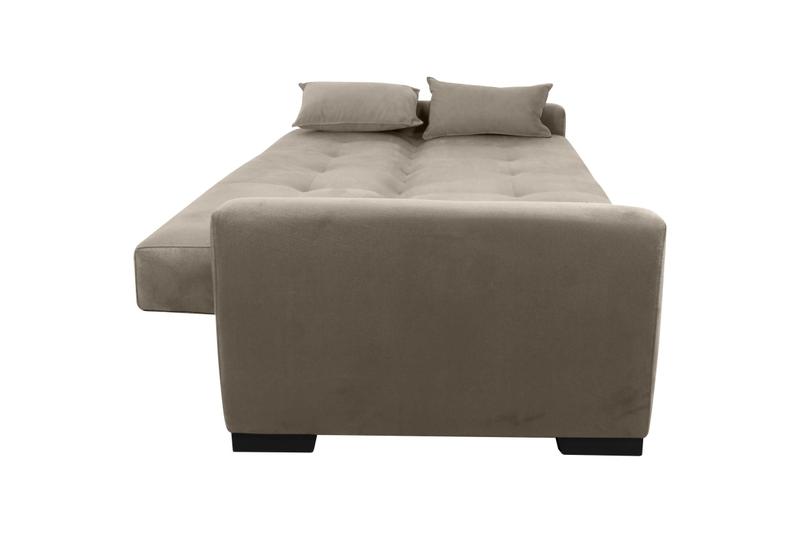 Imagem de Sofá Cama Lavinia Suede Bege B251  Matrix