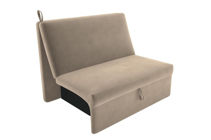 Imagem de Sofá Cama Malu Suede Bege B251  Matrix