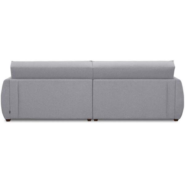 Imagem de Sofá Cama Retrátil 3 Lugares Para Sala de Estar 250cm Sky T03 Linho Cinza - Lyam Decor