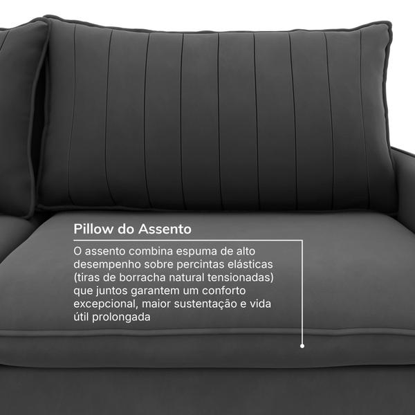 Imagem de Sofá Cama Retrátil e Reclinável 220cm Colibri Cabecasa Madeiramadeira