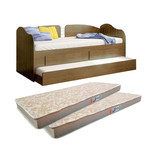 Imagem de Sofá Cama Solteiro 2 Colchões Ditália  CM08 Diamond cozy