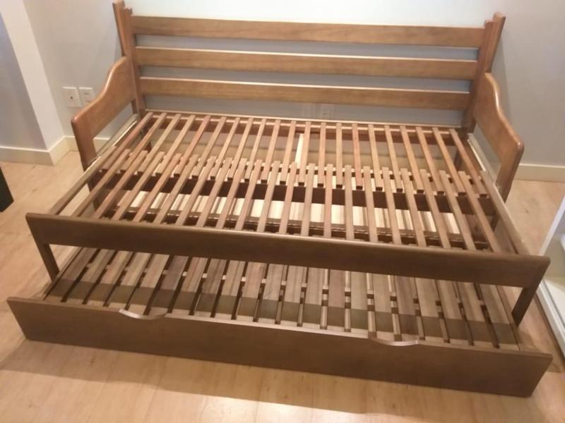 Imagem de Sofá Cama Tricama 1,90L x 1,10P/1,90Aberto x 80A - Móveis de Gramado