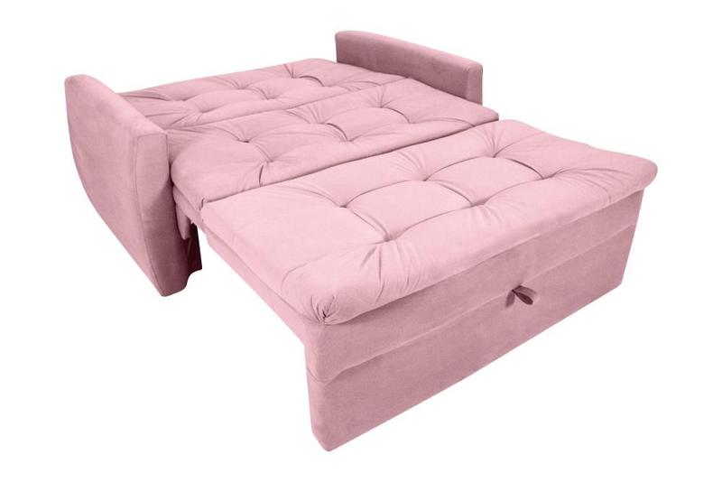 Imagem de Sofá Cama2 Lugares Meg rosa Matrix