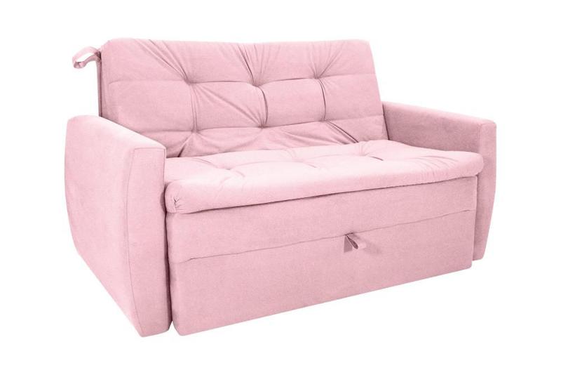 Imagem de Sofá Cama2 Lugares Meg rosa Matrix