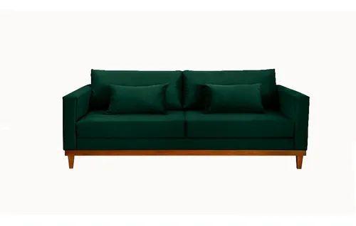 Imagem de Sofá Chesterfield London Suede Verde Musgo