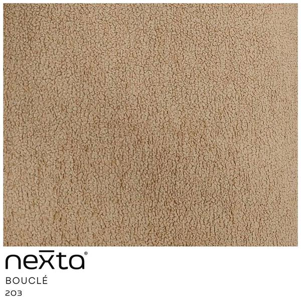 Imagem de Sofá Curvo 02 Lugares 150cm Eron Braço Esquerdo Bouclé Camel - Nexta Casa