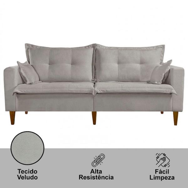 Imagem de Sofá Dream Veludo 02 Módulos 90 cm B12cm Meu Sofá Online