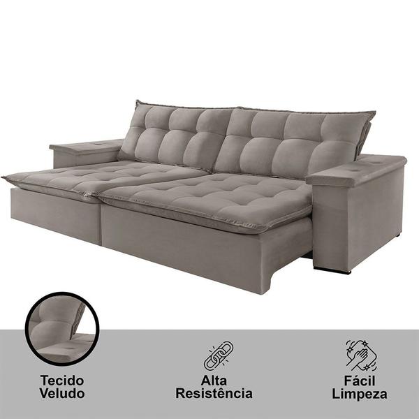 Imagem de Sofá Estilo Veludo 03 Lugares 02 Módulos de 80cm B25cm Meu Sofá Online