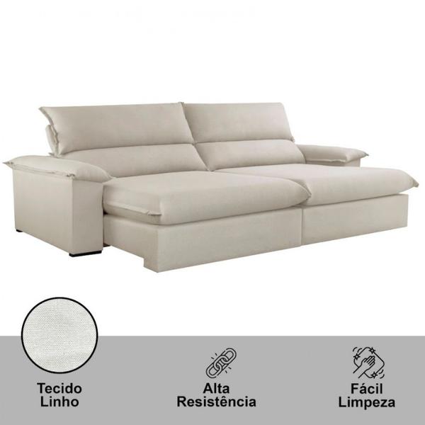 Imagem de Sofá Filadélfia Linho 02 Módulos 80cm B25cm Meu Sofá Online