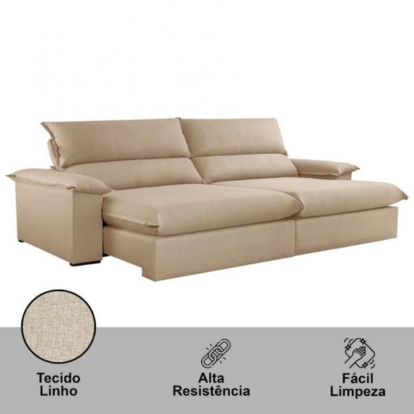 Imagem de Sofá Filadélfia Linho 02 Módulos 90cm B25cm Meu Sofá Online