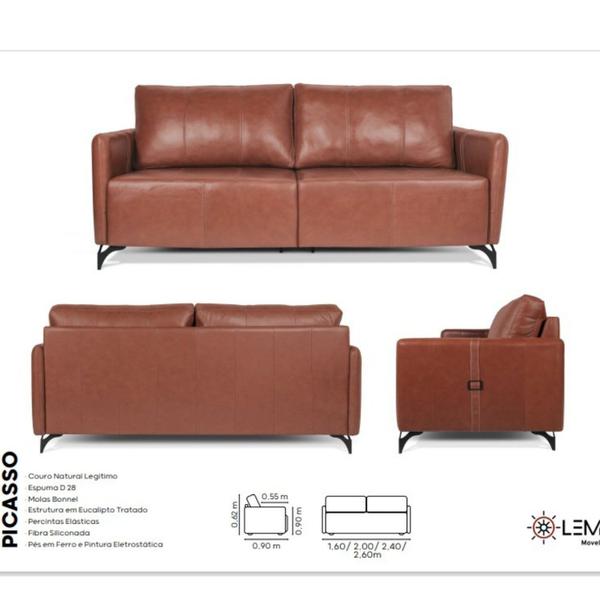 Imagem de Sofa Fixo Decorativo 2 Lugares 180cm Picasso