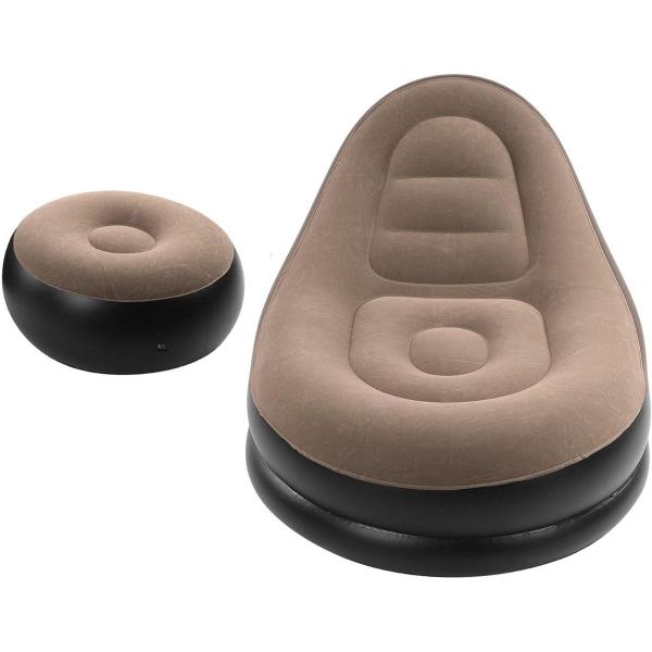 Imagem de Sofá Inflável Compacto E Ergonômico Que Proporciona Conforto E Relaxamento Ideal Para Áreas Pequenas E Viajar Entrega Rá