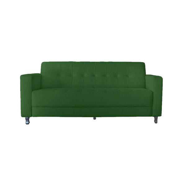 Imagem de Sofá Jade 3 Lugares Suede Verde - Dominic Decor