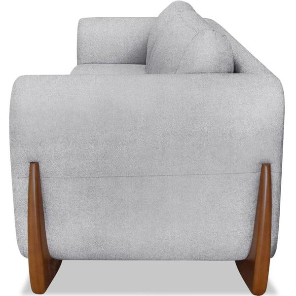 Imagem de Sofa Jolie 2 Lugares 160cm Pes Boomerang Linho Boucle 3302 Ezz