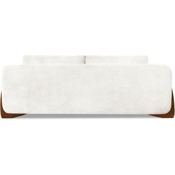 Imagem de Sofa Jolie 3 Lugares 200cm Pes Boomerang Linho Boucle 3300 Ezz