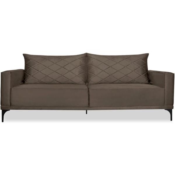 Imagem de Sofa Living 3 Lugares Nori 200cm Veludo Deluxe 2231 Ezz